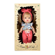 Nines Artesanals d'Onil Dolls Bambola JOY Emily, 37 cm in vinile anatomica e lavabile: ZAINO