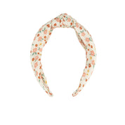 GRECH & CO Fascia Classica con Nodo | Cotone Organico: Floreale scandinavo