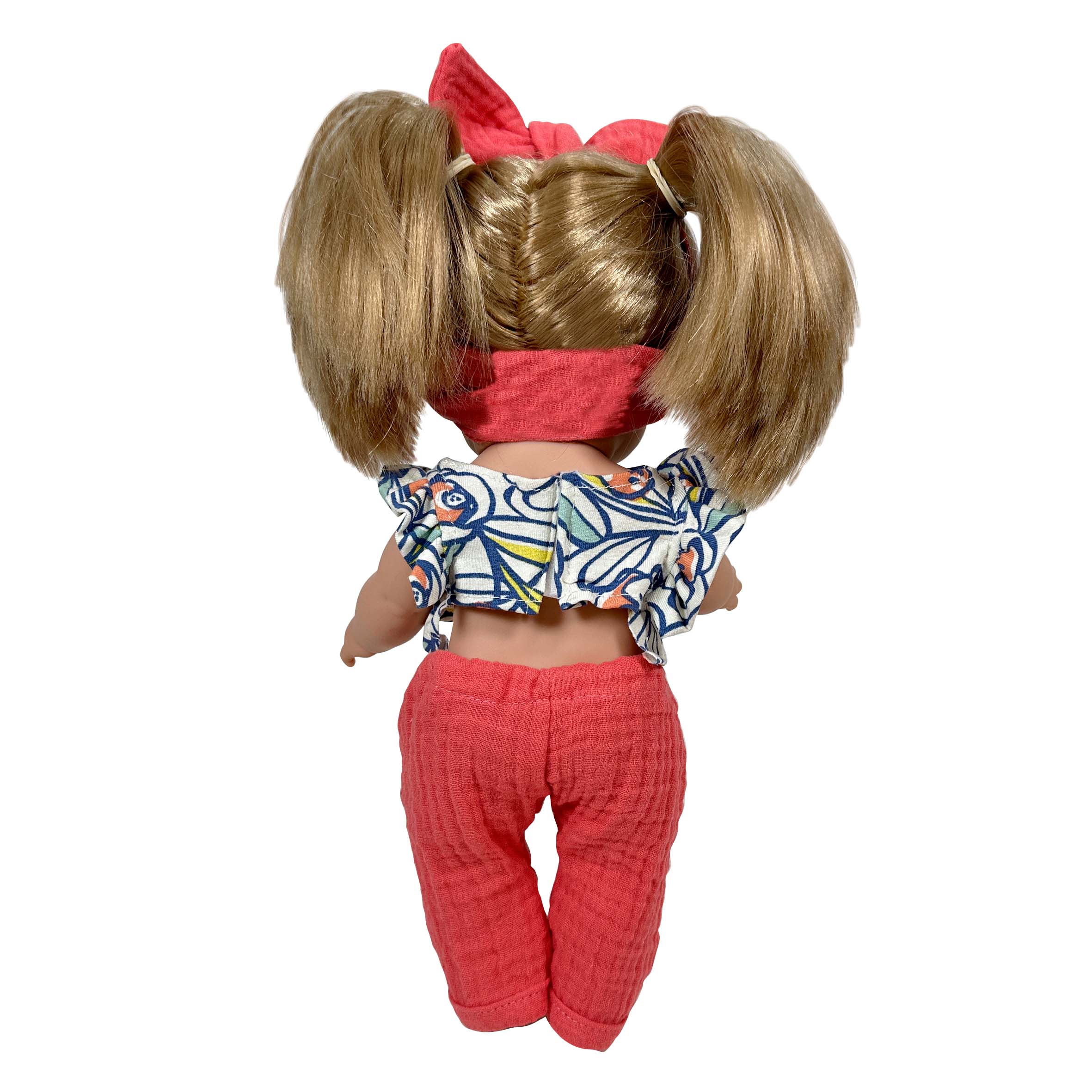 Nines Artesanals d'Onil Dolls Bambola JOY Emily, 37 cm in vinile anatomica e lavabile: ZAINO