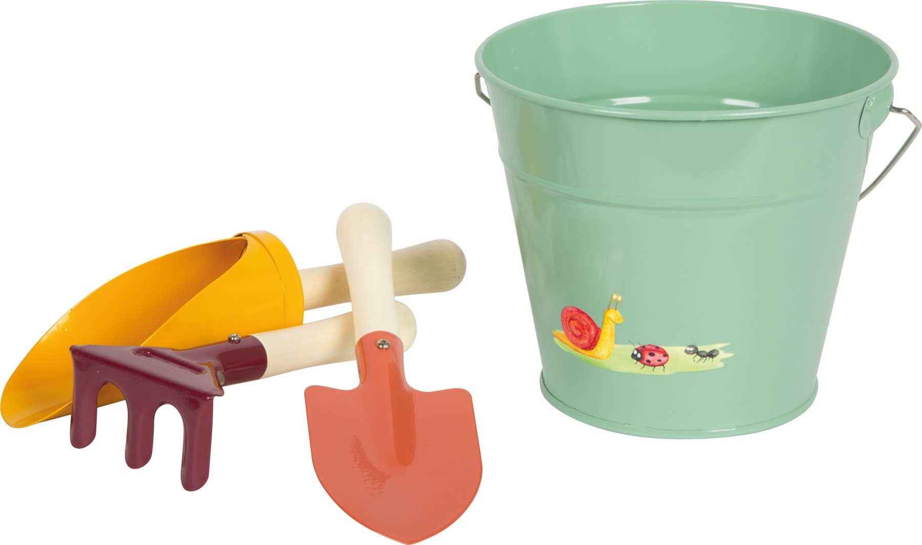 Small foot Set di palette con secchio "tiny garden" | Giardino | Legno