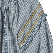 Bonheur du Jour Blusa Bahi Blu/Bianco