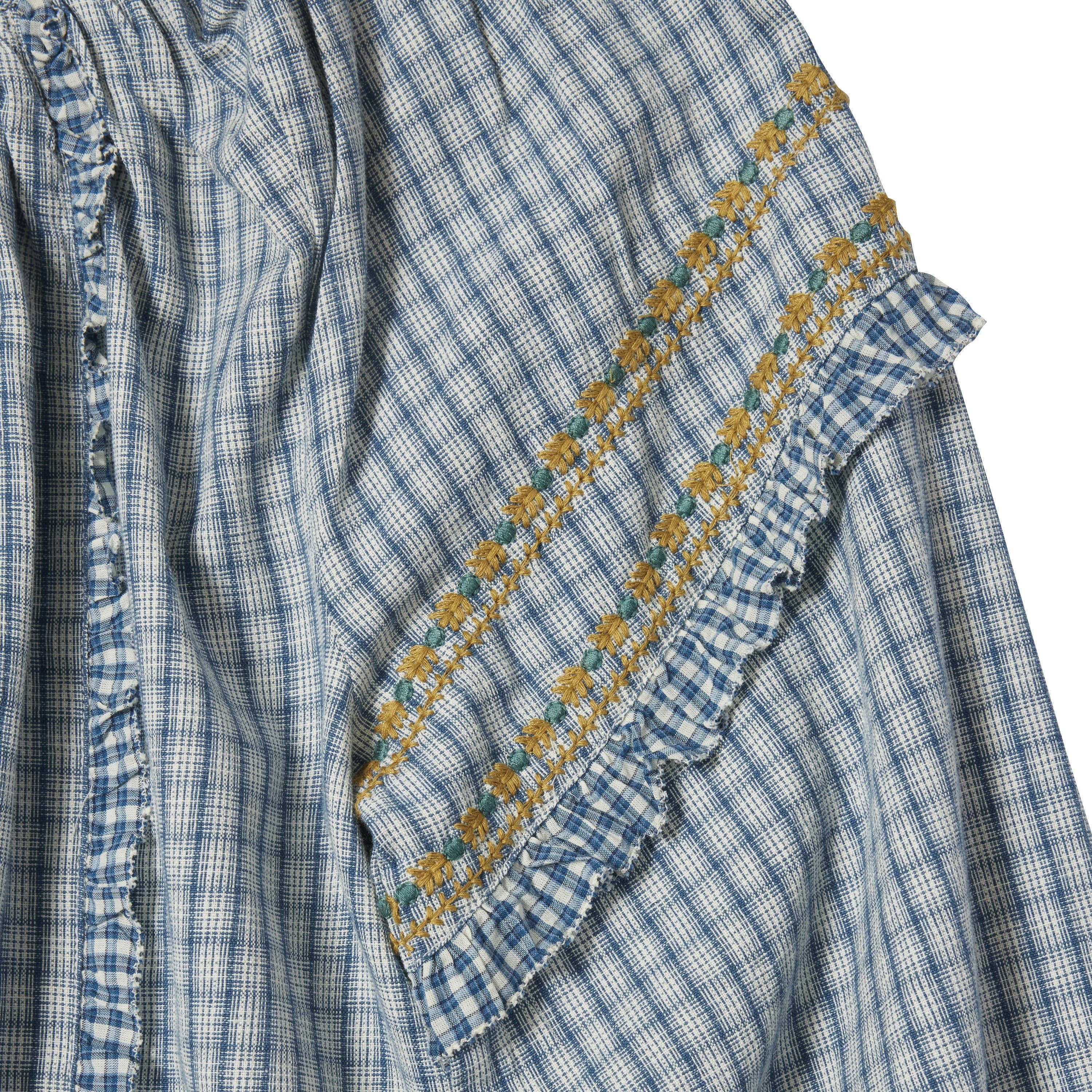Bonheur du Jour Blusa Bahi Blu/Bianco
