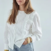 Bonheur du Jour Blusa donna Isla - Bianco