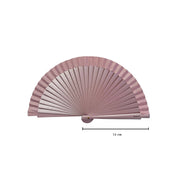 Tusitala Barcelona Ventaglio Clutch color malva in legno e cotone