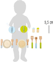 Small foot Set stoviglie e pentole Cucina per bambini