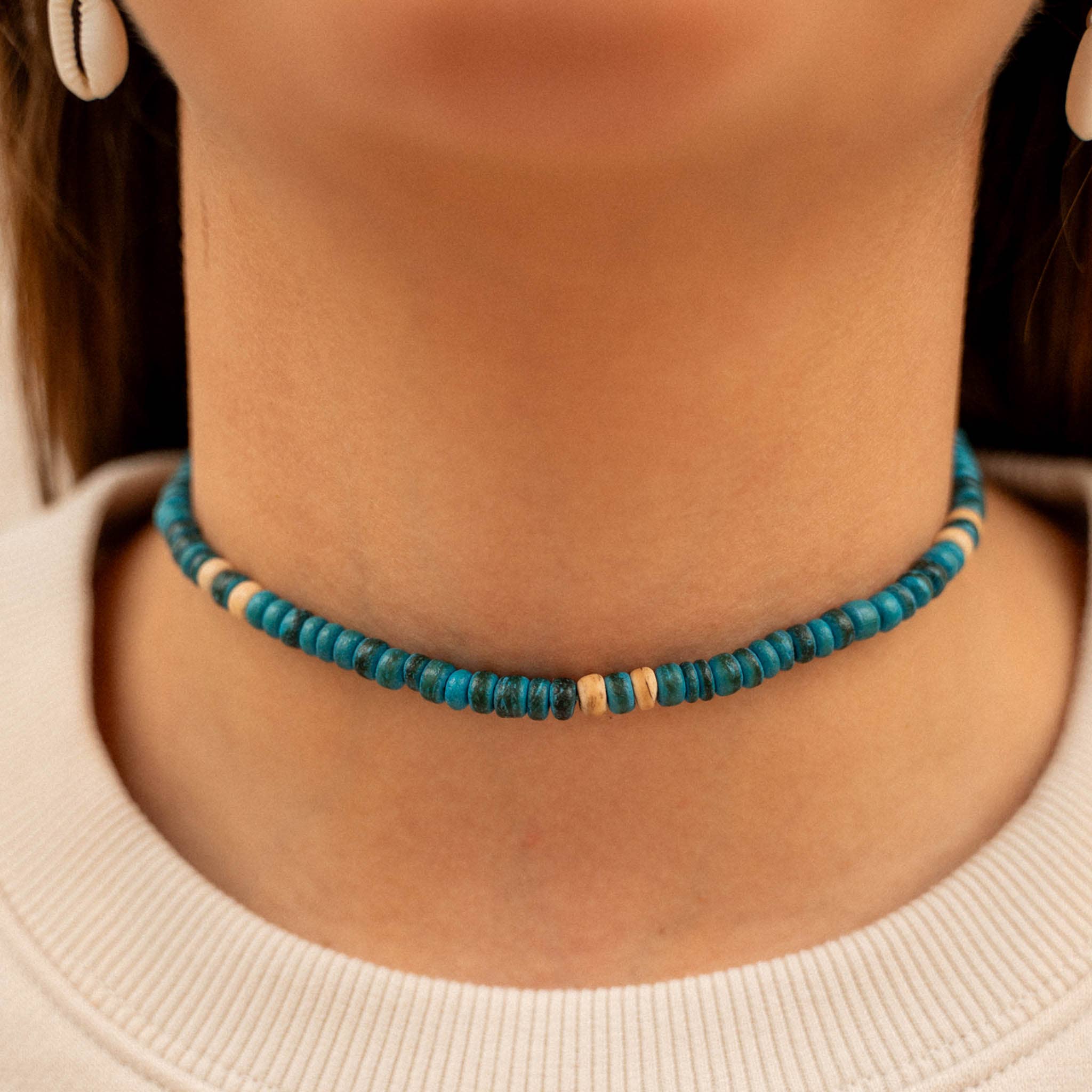Pineapple Island Collana Fukui Point, collana Surfer di Koh Surf: Rosso & Blu