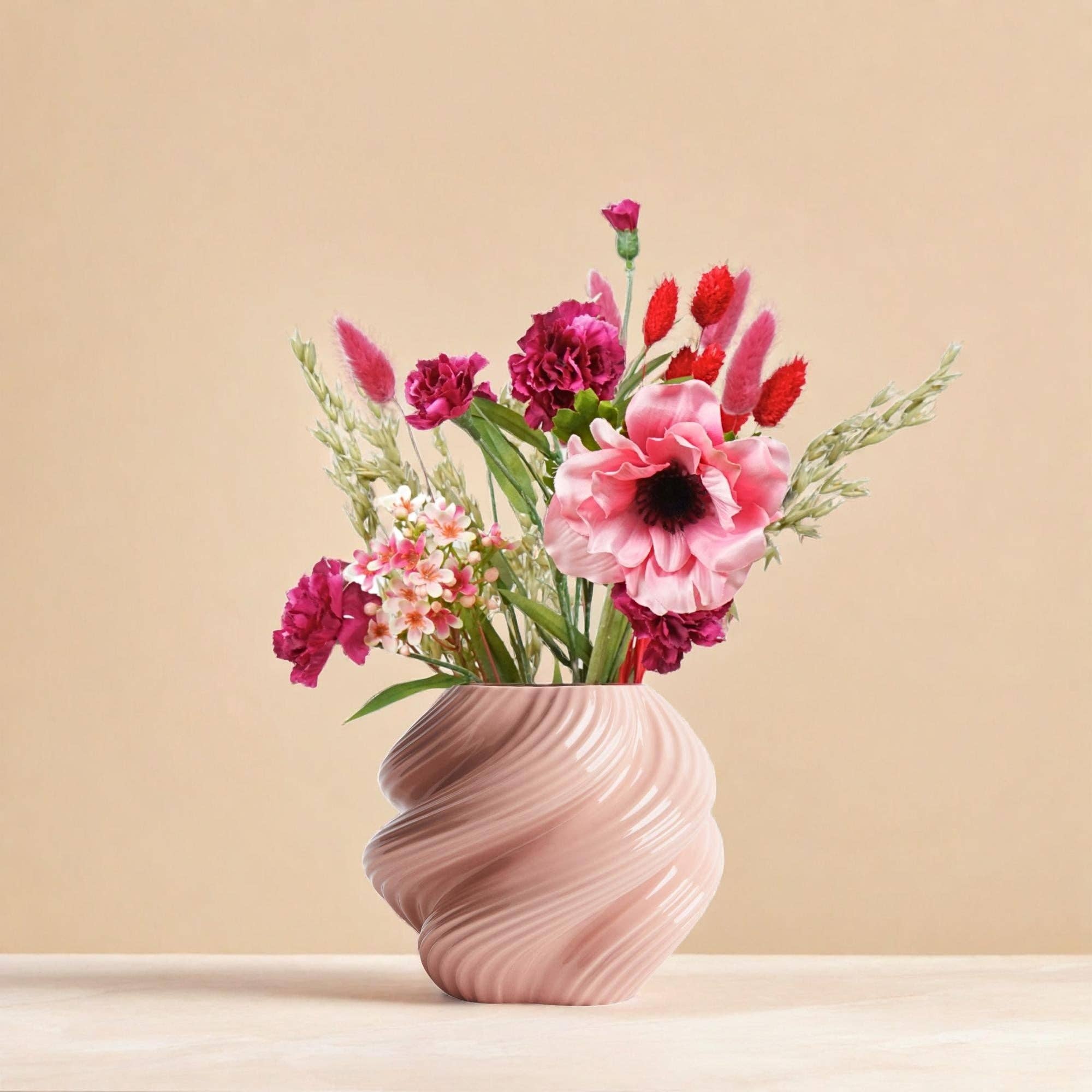 Wildflowers by Floriette Fiori in scatola regalo secchi e artificiali - Red Allure