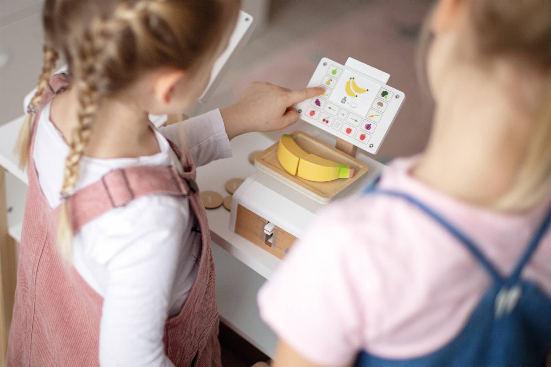 Small foot Bilancia giocattolo in legno « fresh » per cucina