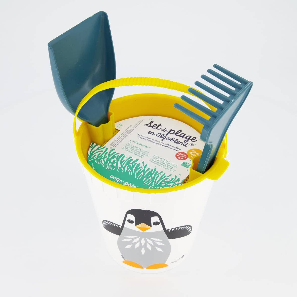 Coq En Pate Giocattolo da spiaggia ecologico per bambini, made in FR - Pinguino