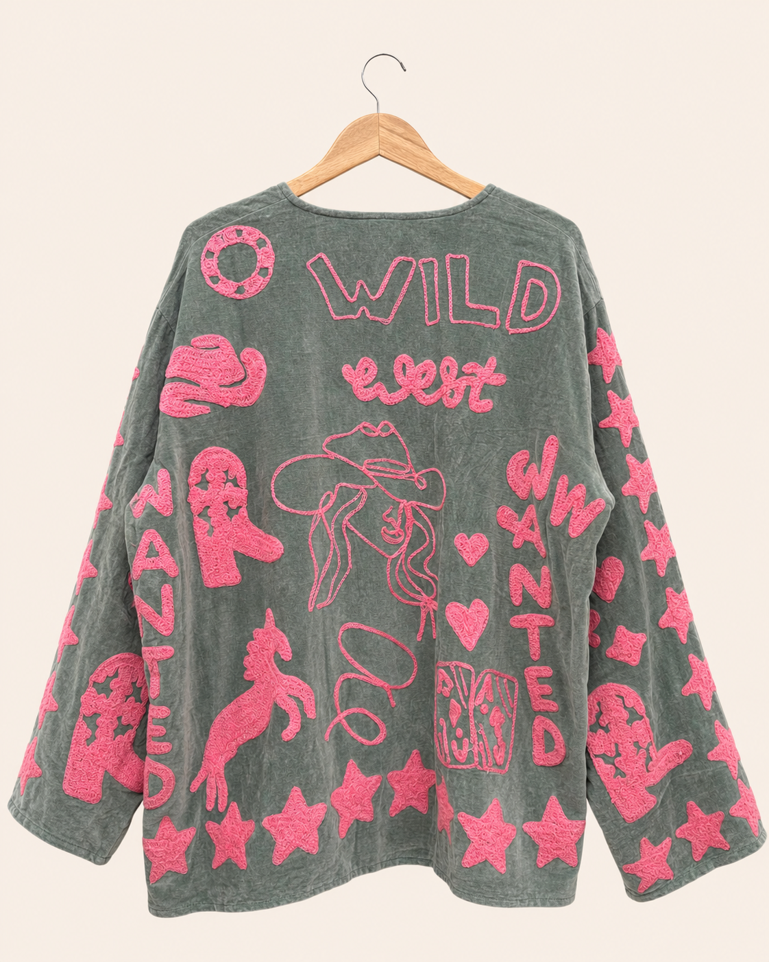 TOUT - Giacca Wild West rosa: Pantera