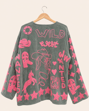 TOUT - Giacca Wild West rosa: Pantera
