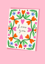 Kitty Kenda Papergoods Biglietto di Auguri di Buon Compleanno con Bordo a Fiocco Luminoso