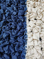 ESCUYER Calzini Tie Dye - Nero/Strong Blue: EU 39/45 UK 6/10.5 US 6.5/11