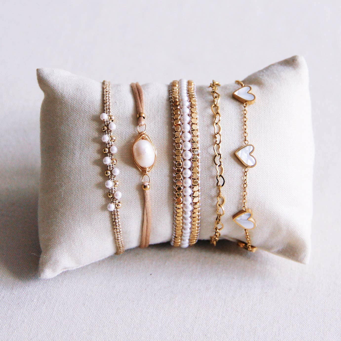 Bazou Bracciale a catena a cuore fine
