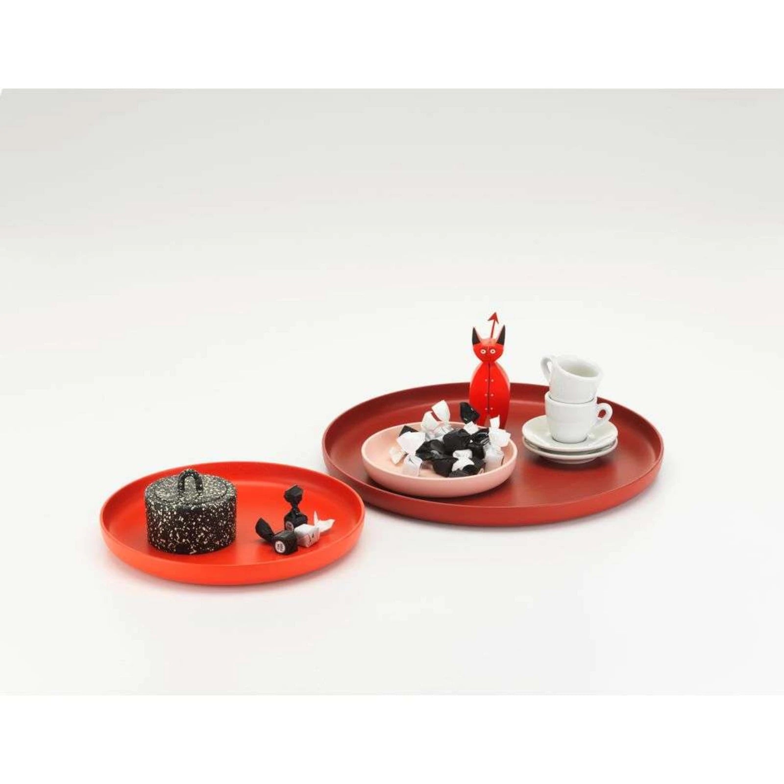 VITRA Trays  Set 3 vassoi Rosso
