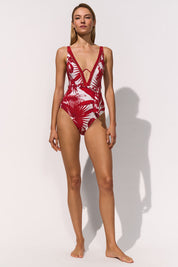 MARYAN MEHLHORN COSTUME CON SCOLLATURA PROFONDA  PALMARIA
