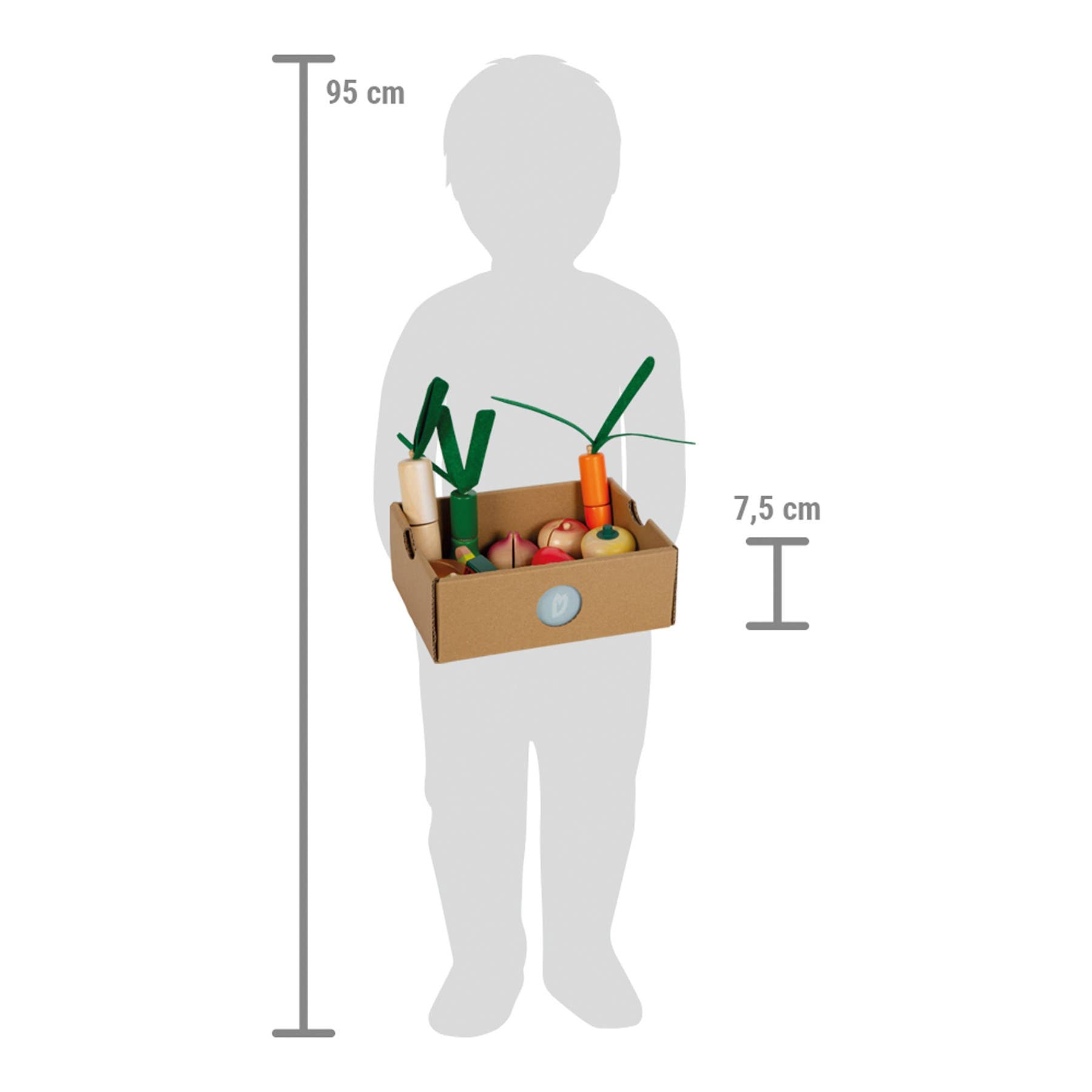 small foot Set da taglio per frutta e verdura «fresh» | giochi da cucina | legno