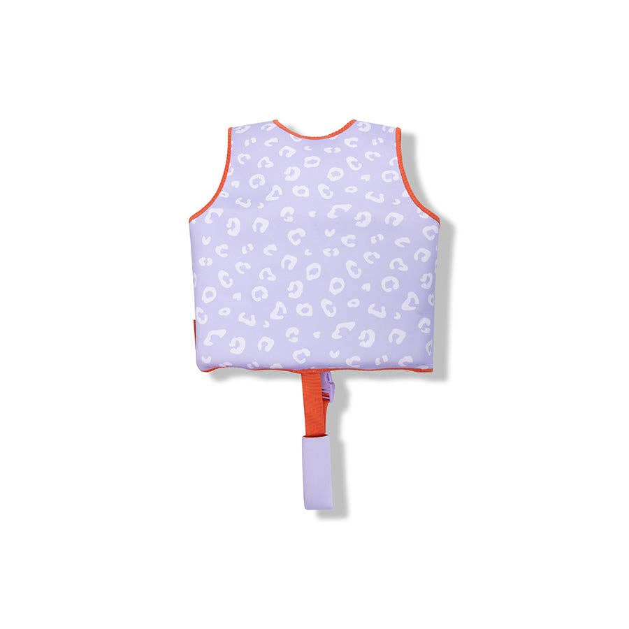 Swim Essentials Giubbotto da nuoto - Lila Leopard