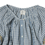 Bonheur du Jour Blusa Bahi Blu/Bianco