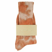 ESCUYER Calzini tie dye da donna - ruggine e rosa: EU 36/41 UK 3.5/7 US 6/9.5