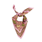 Bonheur du Jour Foulard indiano - Jakarta oliva