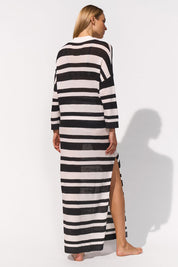MARYAN MEHLHORN VESTITO CREMA NERA