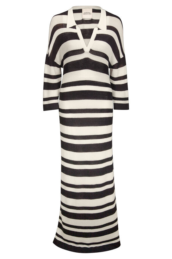 MARYAN MEHLHORN VESTITO CREMA NERA