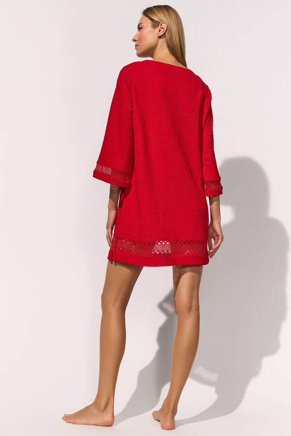 MARYAN MEHLHORN TUNICA ROSSO