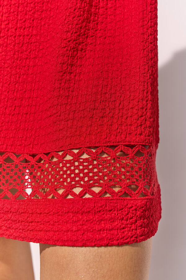 MARYAN MEHLHORN TUNICA ROSSO