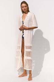 MARYAN MEHLHORN VESTITO BIANCO SETA