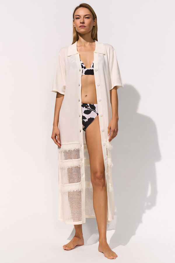 MARYAN MEHLHORN VESTITO BIANCO SETA