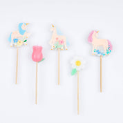 Meri Meri Candele Unicorni del Prato