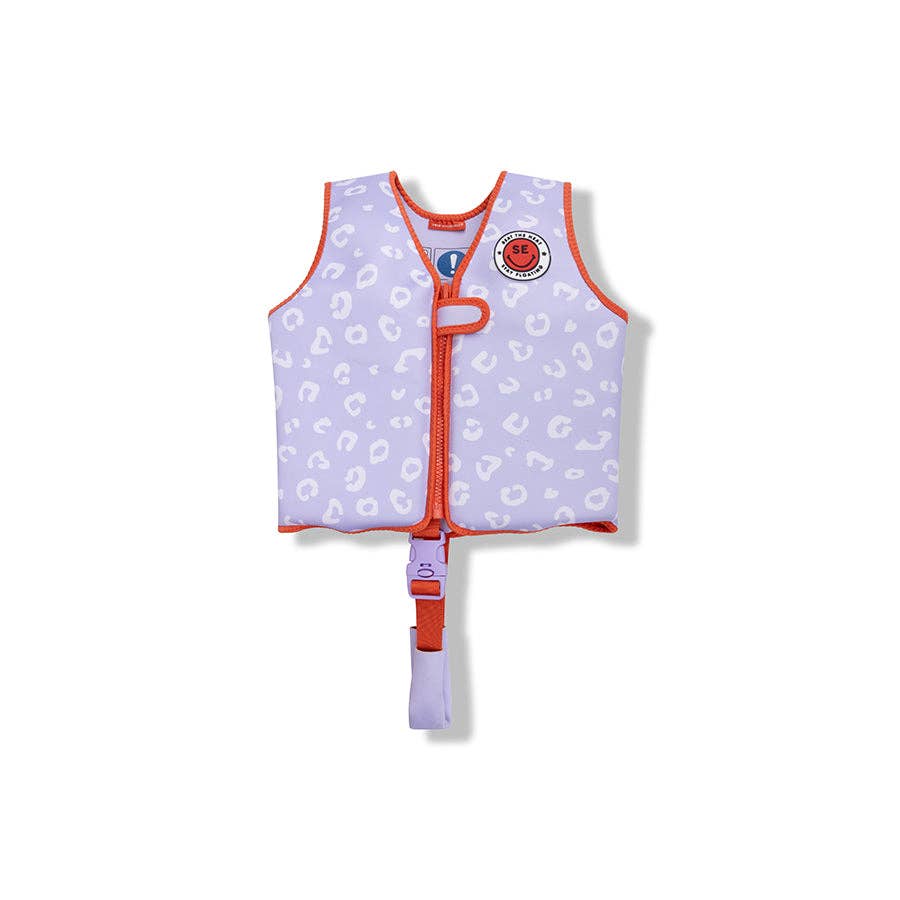 Swim Essentials Giubbotto da nuoto - Lila Leopard