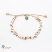Pineapple Island Bracciale con Perline di Pietra Dune: Toni naturali