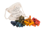 Wooden Story Sp. z o.o. Blocchi arcobaleno in sacco - 100 pezzi
