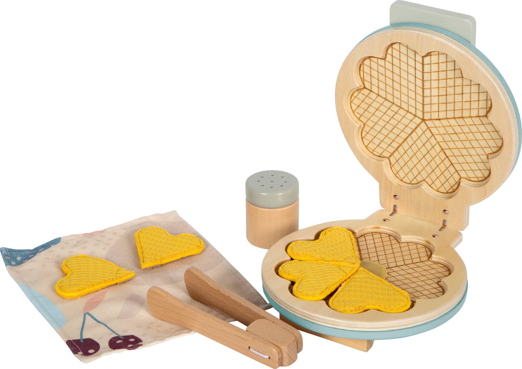 small foot Set piastra per waffle “tasty” | giocattoli da cucina | giocattoli in legno