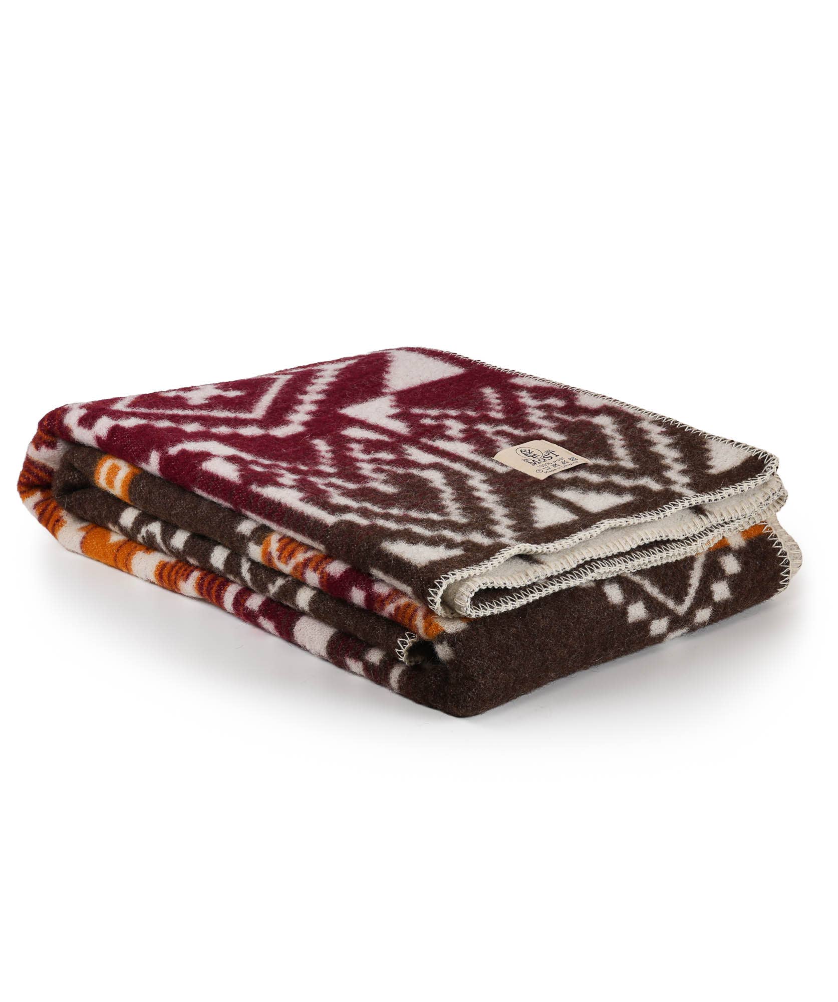 MoST - J. Vercoulen Coperta da letto in lana VYR TERRA - matrimoniale - bronzo