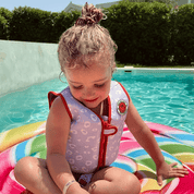 Swim Essentials Giubbotto da nuoto - Lila Leopard