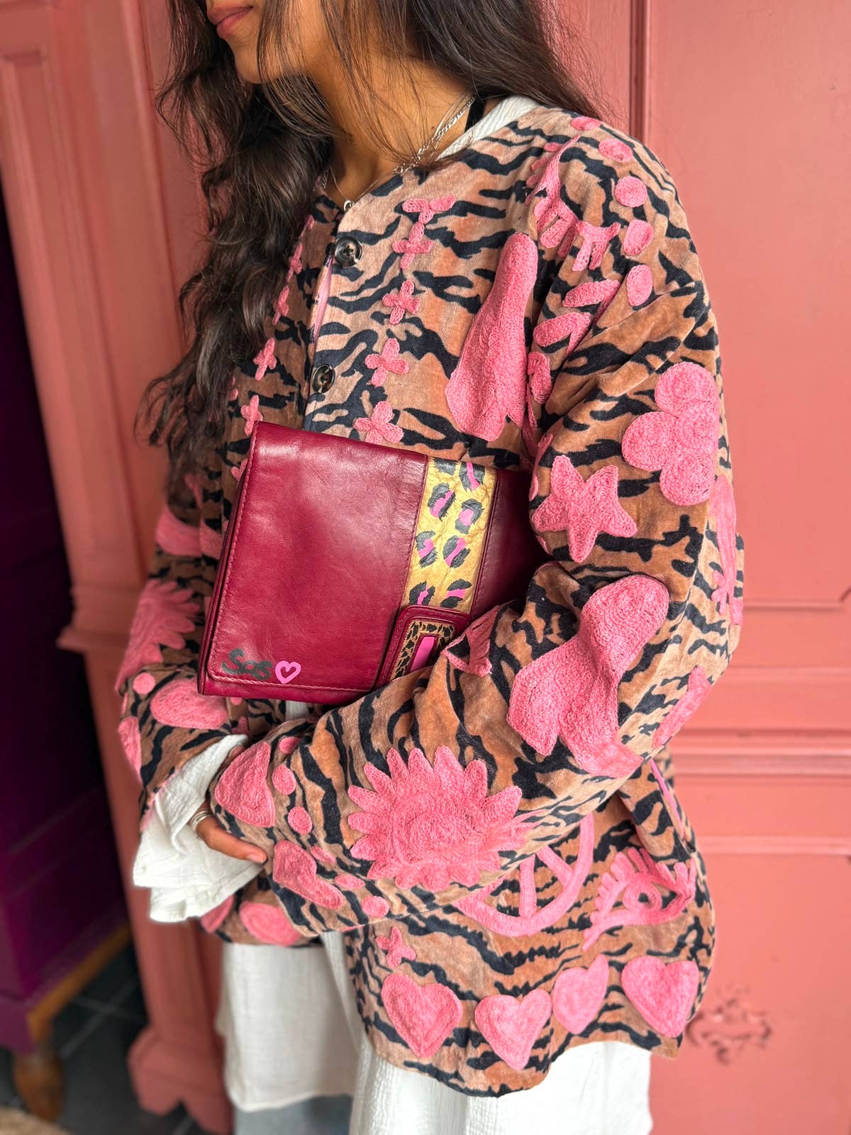 TOUT - Giacca Dream Tigre rosa