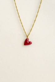 Van Schaaijk Studio Ciondolo Jolie - Ciliegia: Yes / Gold