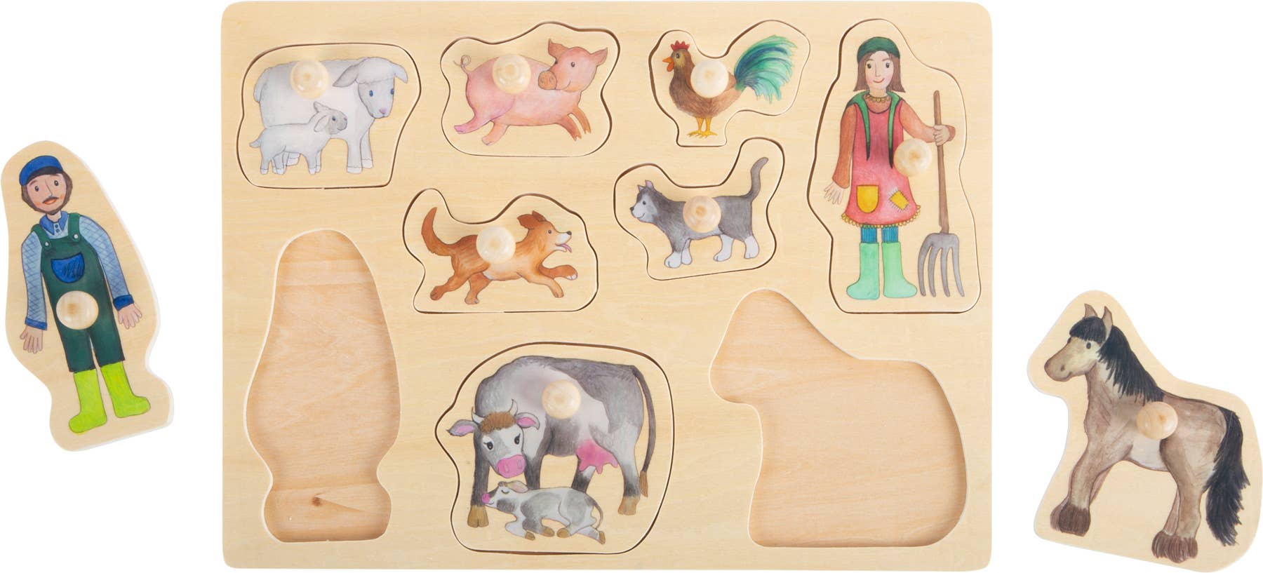 Small foot Puzzle Fattoria e vita di campagna