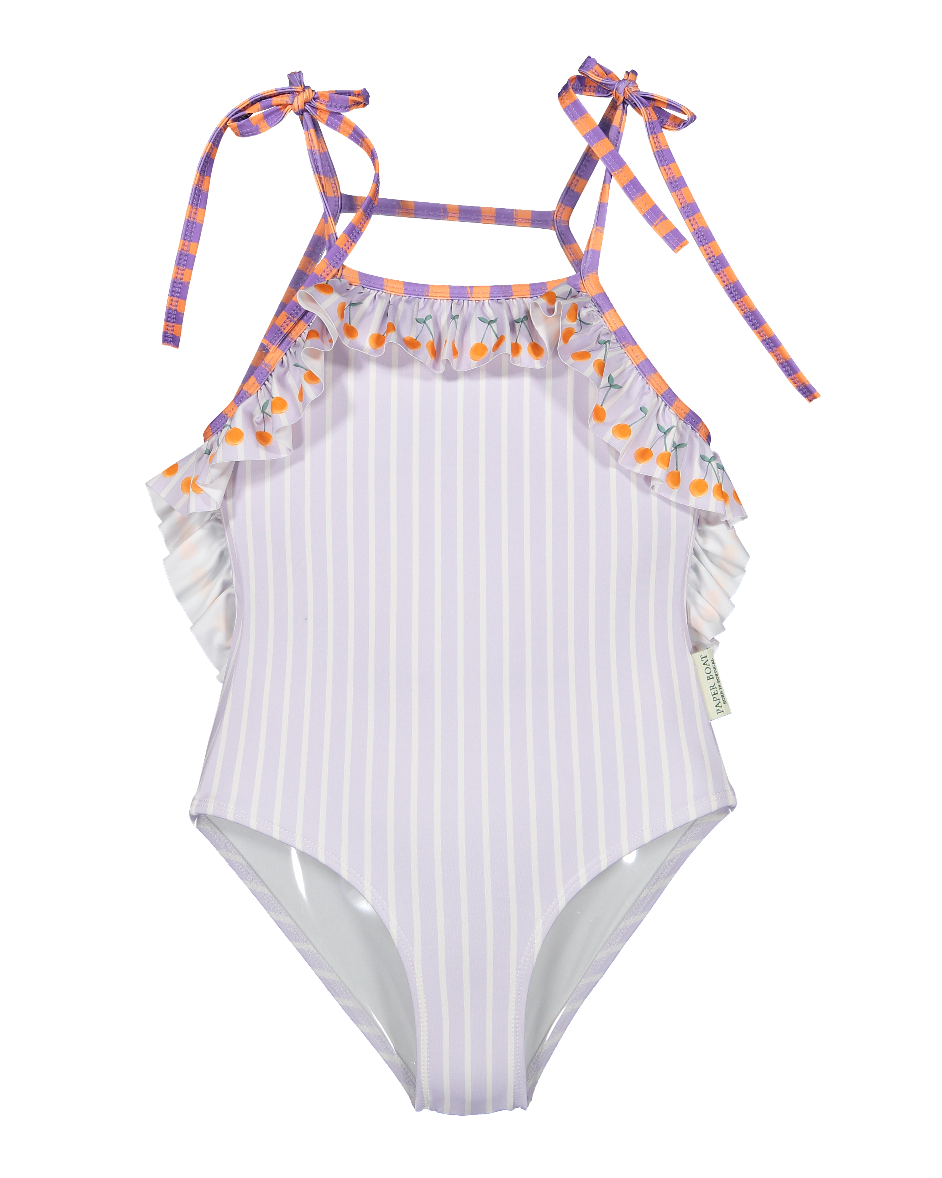 PAPER BOAT Costume da bagno color ciliegia lavanda