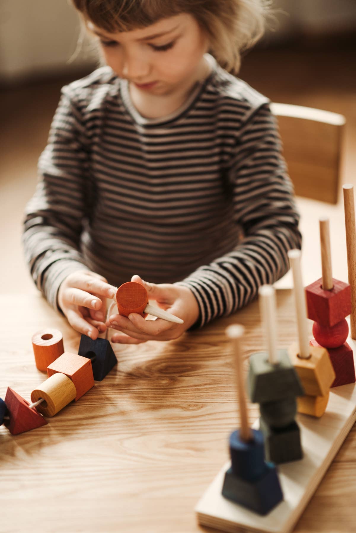 Wooden Story Sp. z o.o. Ago di legno - per infilare blocchi