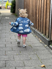 ToutVintage Giacca ricamata in cotone nuvola BAMBINI