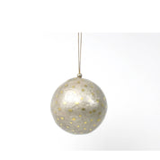 Kinta Palla di Natale con cappuccio, pois e dettagli dorati, 6 cm: Rosso arabo
