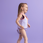 Swim Essentials Giubbotto da nuoto - Lila Leopard