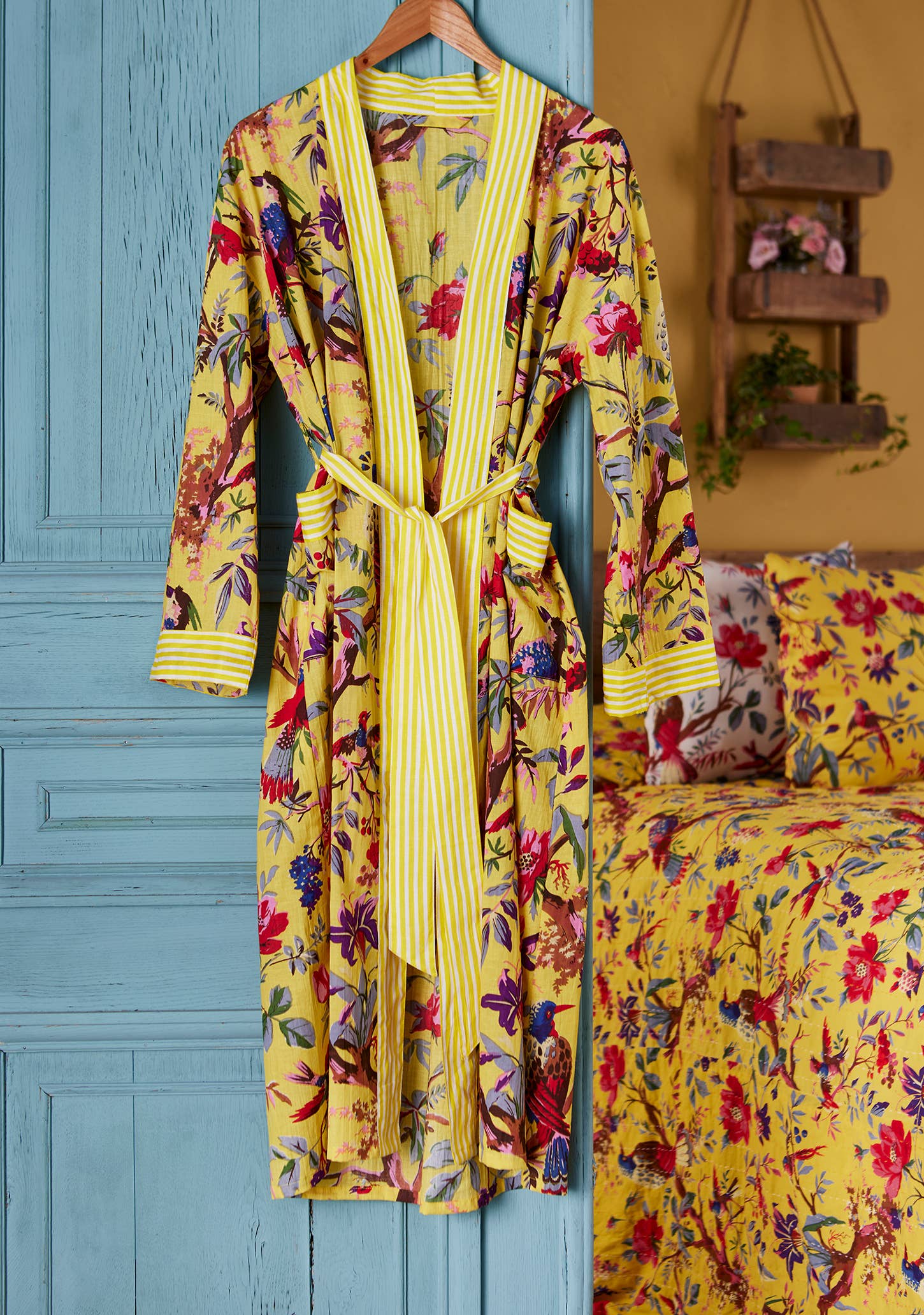 Namaste Vestaglia Uccello del Paradiso - Giallo S/M