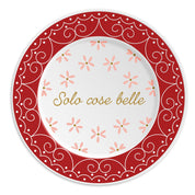 ilaria.i SOLO COSE BELLE BIG - Piatto porcellana con scritta