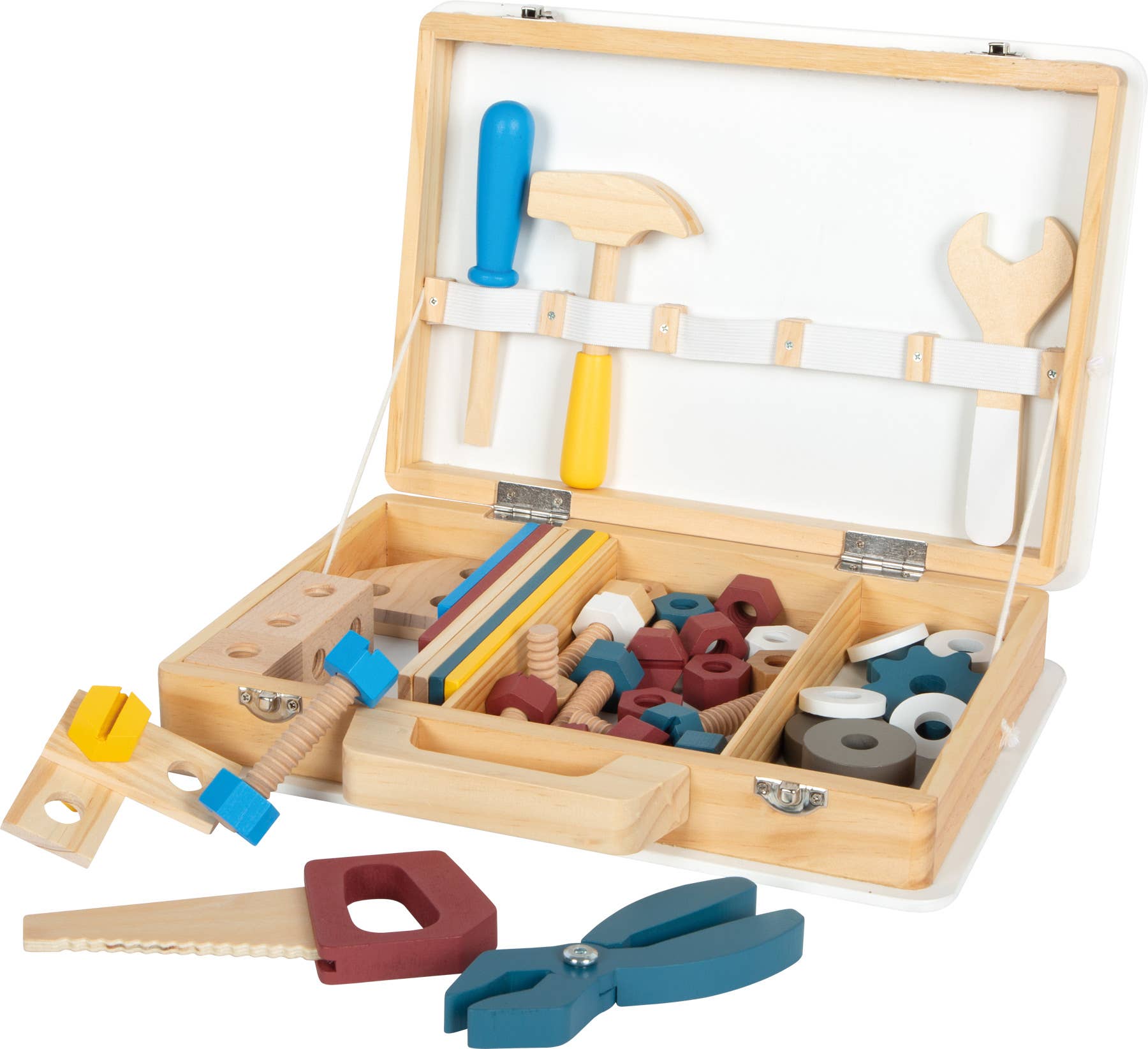 small foot Cassetta degli attrezzi in legno « Workshop » | Set giocattolo di attrezzi