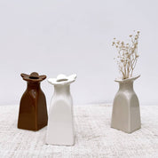 Opjet Paris Decoro soliflore fiore pm marrone D5,5 H11,5cm
